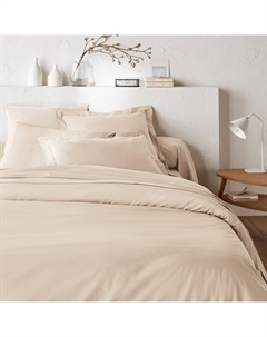 Пододеяльник однотонный из поликоттона Scenario бежевый La redoute interieurs