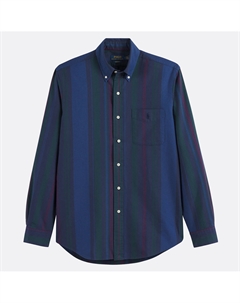 Оксфордская рубашка в полоску Custom Fit синий Polo ralph lauren