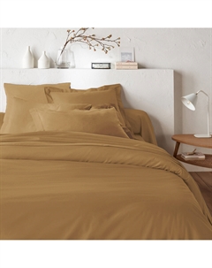 Пододеяльник из хлопка Scenario каштановый La redoute interieurs