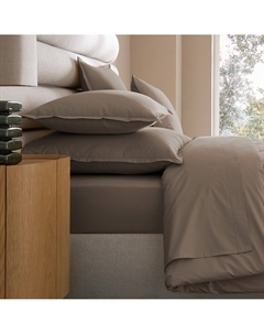 Наволочка из хлопковой перкали Veneto каштановый Am.pm.