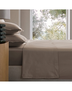 Простыня из хлопковой перкали Veneto каштановый Am.pm.