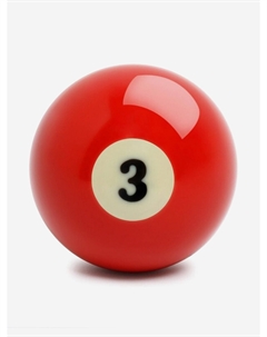 Шар бильярдный d=57,2 мм Pool Standart №03, Красный Estafit