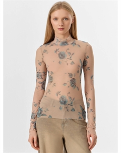 Джемпер женский бежевый из сетки Mark formelle