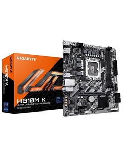 Материнская плата mATX H810M K (LGA1851, H810, 2*DDR5, PCIe, M.2, 4*SATA, 2*USB 3.2, 4*USB 2.0, HDMI, DP) Gigabyte