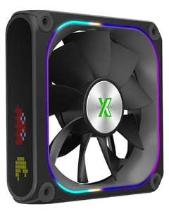 Вентилятор для корпуса FZ120B ARGB FZ120-1BA-CRX-GL черный, 120mm, 0-2000rpm, 33.9dBa BOX Xastra