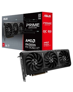 Видеокарта PCI-E Radeon RX 9060 XT PRIME OC (PRIME-RX9060XT-O8G) 90YV0MI0-M0NA00 8GB GDDR6 128bit HDMI 2*DP Asus