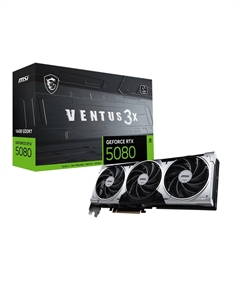 Видеокарта PCI-E GeForce RTX 5080 VENTUS 3X PLUS (RTX 5080 16G VENTUS 3X PLUS) 16GB GDDR7 Msi