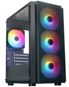 Корпус mATX A402M-4FC12A-BK-C6 черный, без БП, 2*USB 2.0, USB 3.0 Xastra