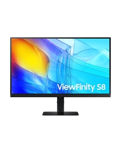 Монитор 27" ViewFinity S8 S27D800EAIXCI черный IPS LED 5ms 16:9 HDMI M/M матовая HAS Piv 1000:1 350cd 178гр/178гр 3840x2160 60Hz DP 4K USB Samsung