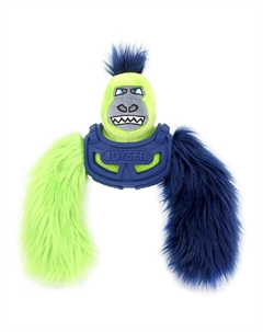 Игрушка для собак Squad Горилла J-Rilla в броне с пищалкой M/L синяя, 43см Joyser