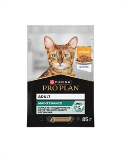 Корм для кошек Курица в соусе пауч 85г Purina pro plan