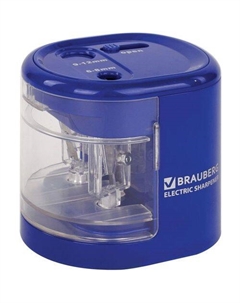 Точилка для карандашей Standart электрическая, синий Brauberg