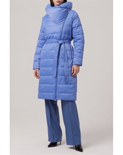 Пальто утепленное с асимметричной застежкой Eleganzza