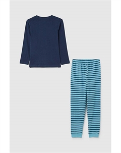 Пижама хлопковая с принтом Ovs