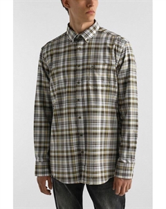 Рубашка хлопковая в клетку Bugatti