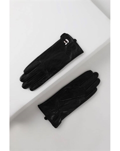 Перчатки кожаные с логотипом Karl lagerfeld