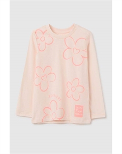 Лонгслив хлопковый с принтом Ovs