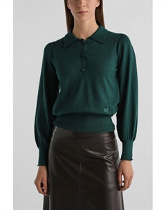 Пуловер с воротником на пуговицах Rinascimento