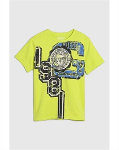 Футболка хлопковая с принтом Guess