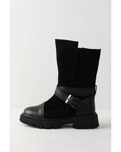 Сапоги кожаные с пряжкой Mursu