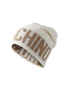 Шапка шерстяная с логотипом Moschino