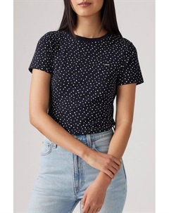 Футболка хлопковая в мелкий горох Levi's®