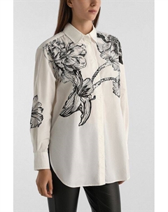 Рубашка хлопковая с принтом Desigual