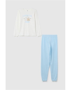 Пижама хлопковая с принтом Ovs