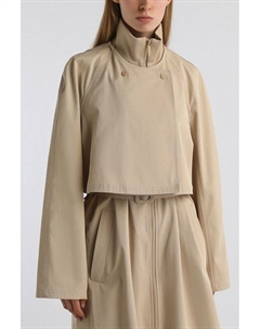 Плащ с воротником стойкой на молнии Emporio armani