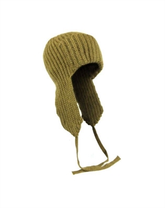 Шапка-ушанка вязаная на завязках Mellizos