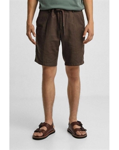 Шорты из льна и хлопка на кулиске Bugatti