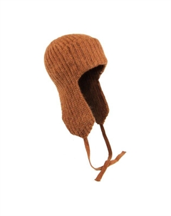 Шапка-ушанка вязаная на завязках Mellizos
