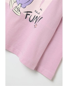 Лонгслив хлопковый с принтом Ovs