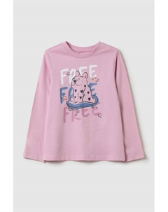 Лонгслив хлопковый с принтом Ovs