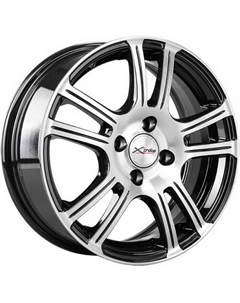 Диски R15 4x100 6,0J ET45 D60,1 X-105М BK/FP X`trike
