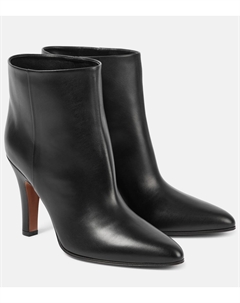 Кожаные ботильоны Prudens, черный The row