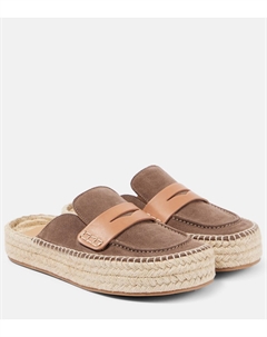 Замшевые эспадрильи-лоферы, серо-коричневый Jw anderson