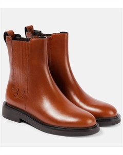 Ботинки челси из кожи с монограммой T, Sierra Tan Tory burch