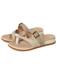Туфли Carmela Thong Sandals, Ivory Leather Vionic