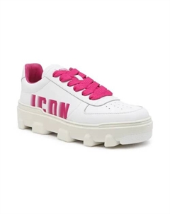 Кожаные кроссовки, белый Dsquared2