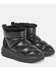 Кожаные зимние ботинки Xan с подкладкой из овчины, V Black Mix Jimmy choo