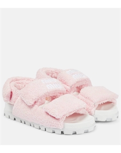 Махровые сандалии, Alabastro Miu miu