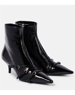 Ботильоны из лакированной кожи, Nero Miu miu