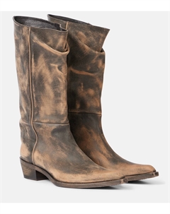 Кожаные ботинки Clive 25, Vintage Black Khaite