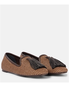 Плетеные мокасины Monili, Ice Brunello cucinelli