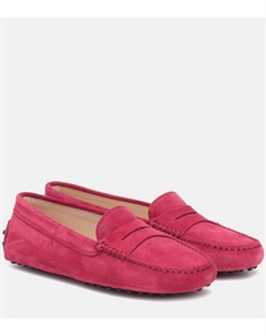 Замшевые мокасины Gommino, Scarlette Tod's