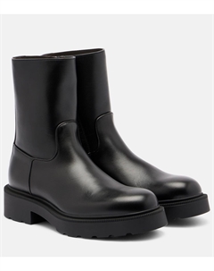 Ботильоны из кожи Nobilis, черный The row