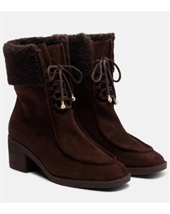 Замшевые ботильоны Hali, коричневый Jimmy choo