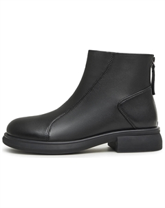 Женские зимние ботинки на каблуке 3,5 см, черные (на флисовой подкладке) Teenmix