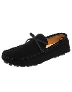 Мокасины мужские черные, цвет Black Kupe